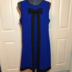 Sleeveless Shirt dress with Bow Detail